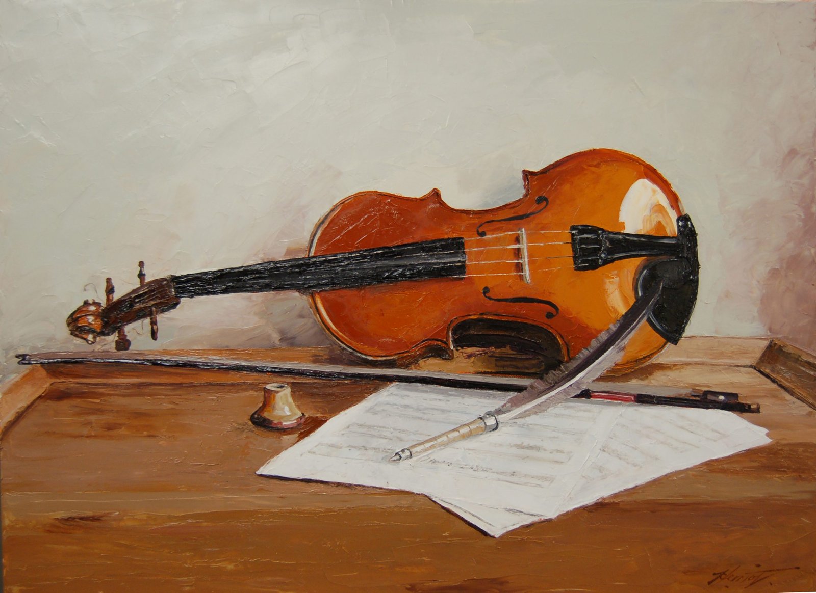 Violin Still